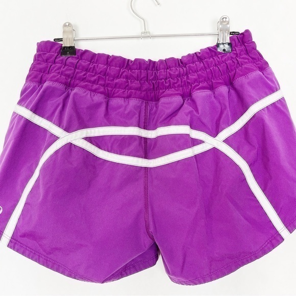 Women’s Lululemon Running‎ Shorts Purple Size 8 - Picture 6 of 9